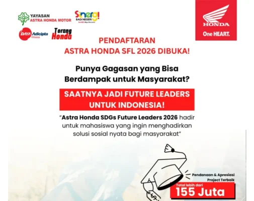 Astra Honda SFL 2026 Dibuka, Mahasiswa Bisa Dapat Dana Rp43 Juta 8 Astra Honda SFL 2026 Dibuka, Mahasiswa Bisa Dapat Dana Rp43 Juta