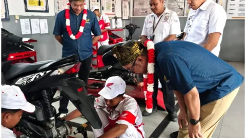 Siap ke Dunia Kerja! SMK Negeri 3 Mandau Asah Keterampilan di Pos AHASS Teaching Factory