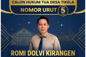Romi Kirangen Siap Majukan Desa Tikela, Usung Pelayanan Bersih dan Pembangunan Merata