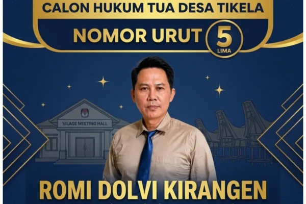 Romi Kirangen Siap Majukan Desa Tikela, Usung Pelayanan Bersih dan Pembangunan Merata