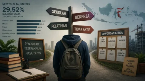 Alarm untuk Sulut, Angka Anak Muda Tak Sekolah dan Tak Bekerja Capai 29,52 Persen