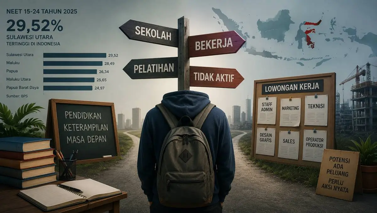 Hampir 30 Persen Anak Muda Sulut Tak Sekolah dan Tak Bekerja, Tertinggi di Indonesia 9 Alarm untuk Sulut, Angka Anak Muda Tak Sekolah dan Tak Bekerja Capai 29,52 Persen