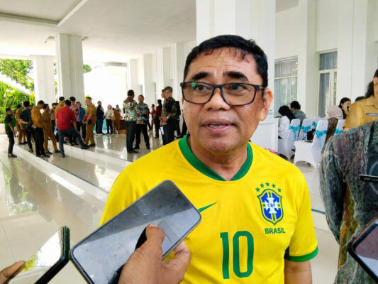 Pemkab Sitaro Sulap Halaman Kantor Bupati Jadi Arena Nobar Piala Dunia