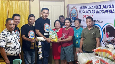 KKNUI Jadi Ormas Pertama Salurkan Bantuan untuk Korban Gempa di Matutuang, Kawio, dan Marore