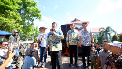 Dari MBG hingga Pertambangan Rakyat, Gubernur Yulius Selvanus Jawab Aspirasi Massa Pragib