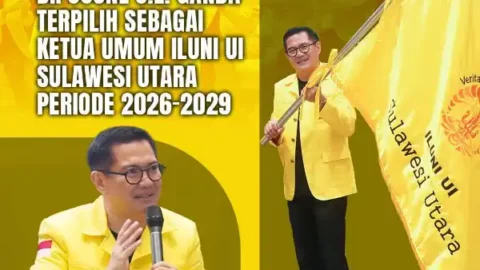 Joune Ganda Pimpin ILUNI UI Sulut, Dorong Aksi Nyata Menuju Indonesia Emas