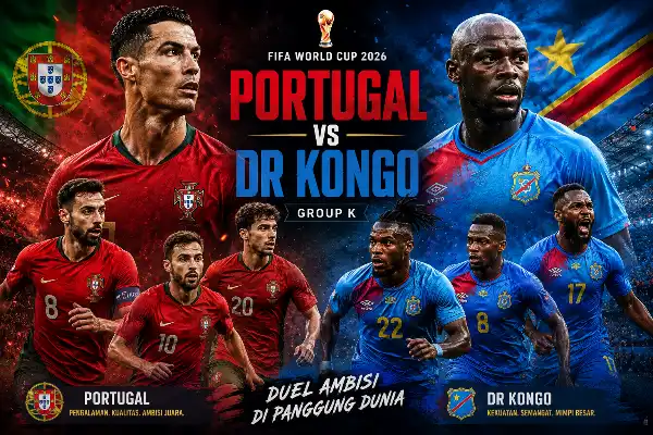 Misi Ronaldo Dimulai, Kongo Datang Membawa Mimpi Besar dan Potensi Kejutan