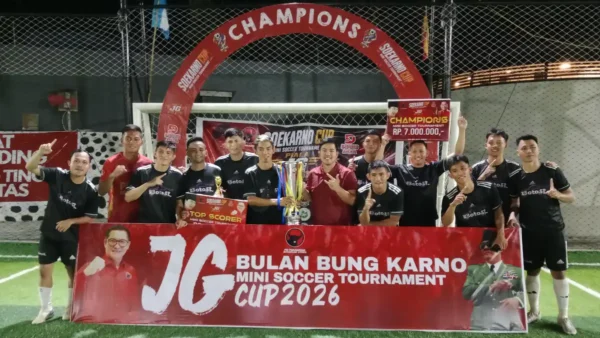 Sukses Digelar! Open Tournament Soekarno Cup Piala JG Ditutup, B3OTOSR Juara