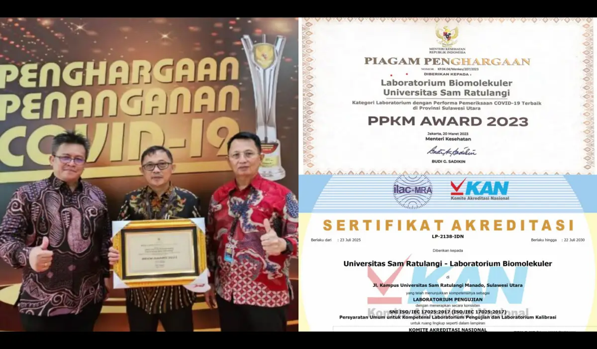 Di Bawah Kepemimpinan Rektor Berty Sompie, Laboratorium Biomolekuler Unsrat Terus Ukir Prestasi dan Makin Diakui