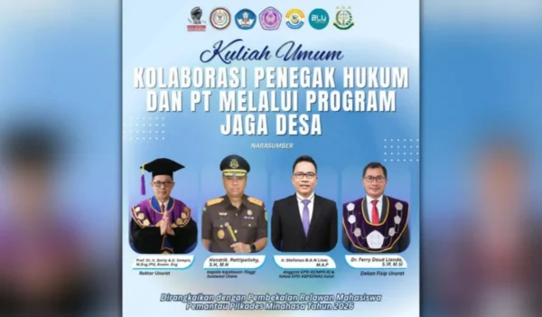 Kajati Sulut dan DPD RI Bakal Hadir dalam Launching Relawan Mahasiswa Pemantau Pilhut FISIP Unsrat