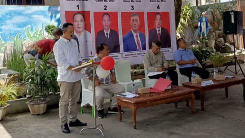 Doa Lintas Agama Awali Kampanye, Nicolaus Tangapo Siap Benahi Pelayanan Desa hingga Jaga Sinergitas