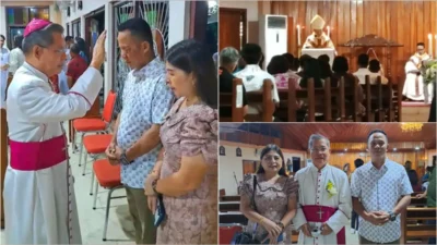 Dibalik Penerimaan Busana Rohani Postulan MSC: Berkat Uskup Manado Jadi Jubah Spiritual bagi Nicolaus Tangapo