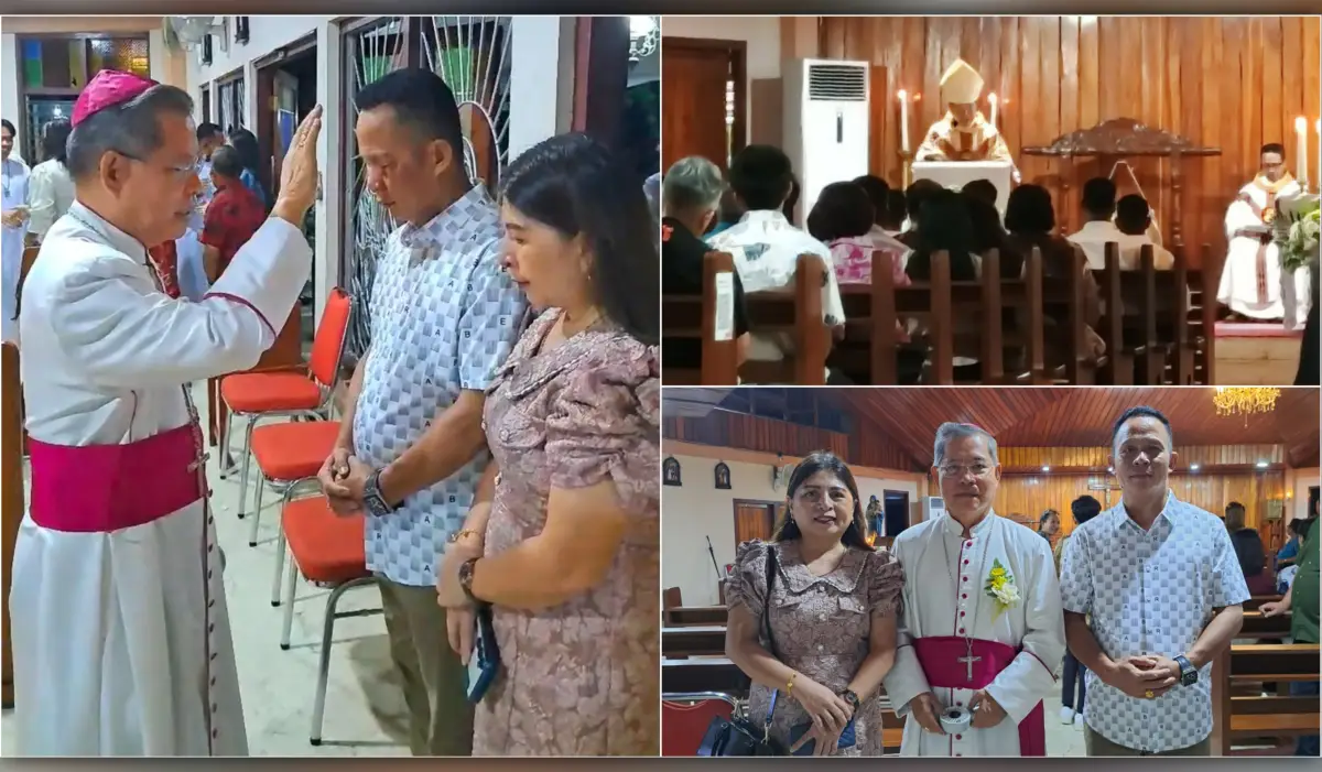 Dibalik Penerimaan Busana Rohani Postulan MSC: Berkat Uskup Manado Jadi Jubah Spiritual bagi Nicolaus Tangapo