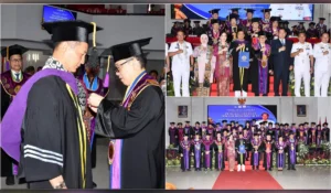 Terima Gelar Doktor Kehormatan Unsrat, Wakil Gubernur Lemhanas Tegaskan Laut Adalah Fondasi Masa Depan