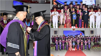 Terima Gelar Doktor Kehormatan Unsrat, Wakil Gubernur Lemhanas Tegaskan Laut Adalah Fondasi Masa Depan