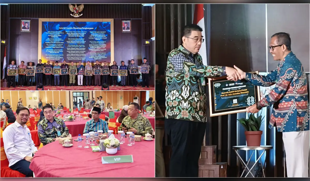 Tata Kelola Keuangan Akuntabel, RSUP Kandou Manado Sabet Penghargaan dari Kanwil DJKN Kemenkeu