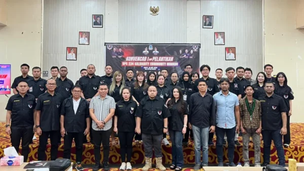 Konvencab I Cetak Sejarah Baru, Risat Sanger Nakhodai DPC 234 SC Manado 2025–2029 1 Konvencab I Cetak Sejarah Baru, Risat Sanger Nakhodai DPC 234 SC Manado 2025–2029