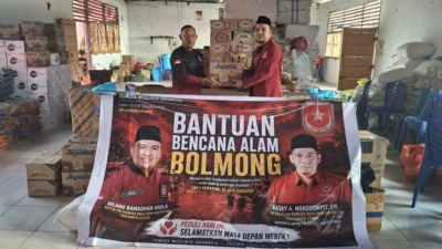 Pemuda Muslimin Indonesia Sulut Salurkan Bantuan bagi Korban Bencana di Desa Solimandungan Bolmong
