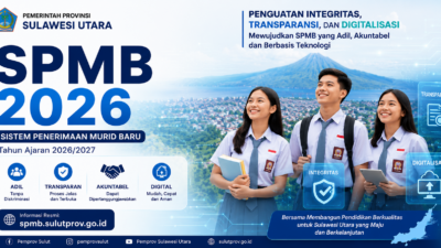 SPMB 2026 Sulut Dibuka, Ini Jadwal, Jalur Pendaftaran dan Cara Daftar SMA/SMK Negeri
