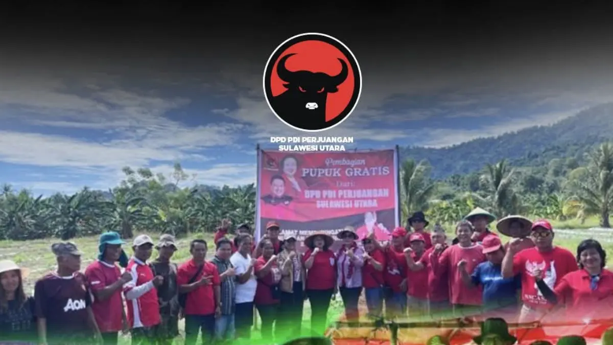PDI Perjuangan Sulut Bagikan Pupuk Organik dan Biodekomposer Gratis, Dorong Pertanian Sehat hingga Lingkungan Bersih