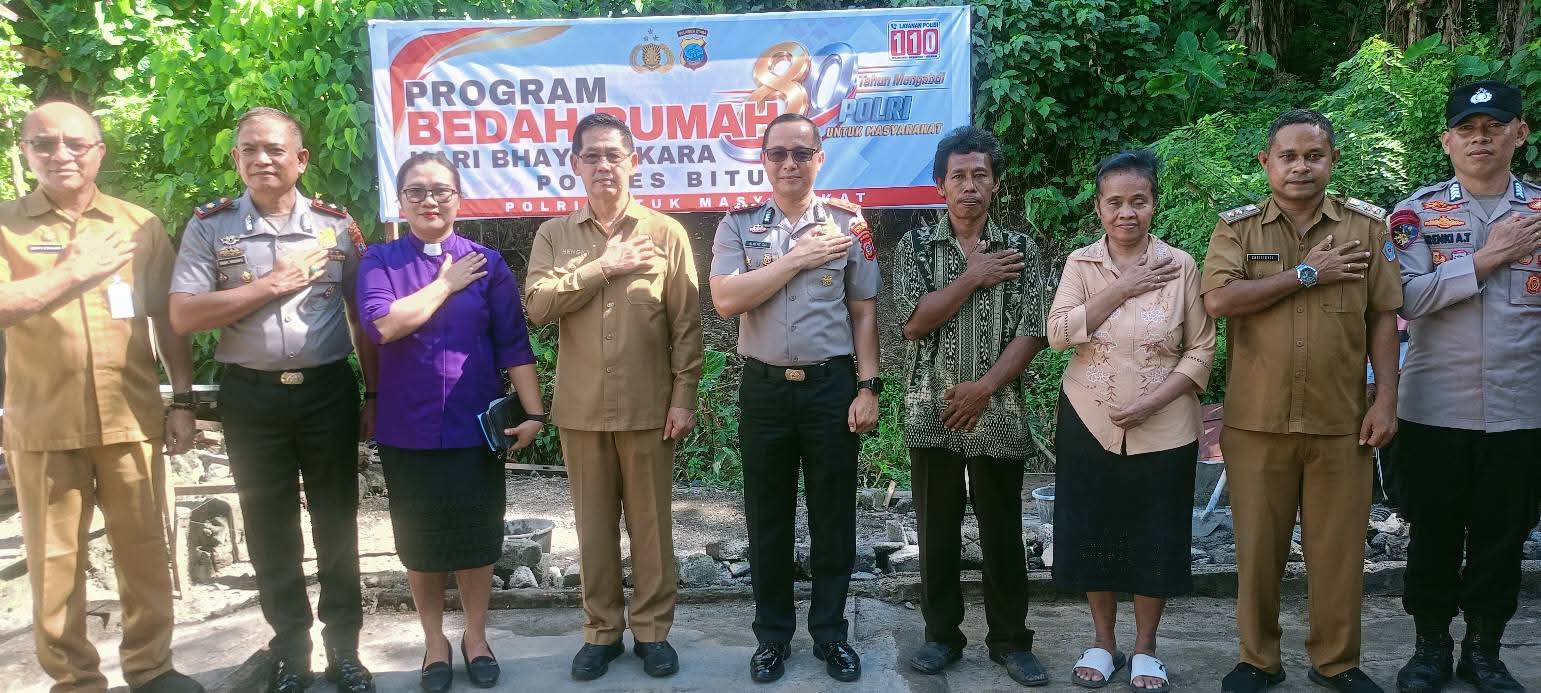 Tangis Haru Iringi Peletakan Batu Pertama Bedah Rumah, Hengky Honandar dan Kapolres Bitung Hadirkan Harapan Baru bagi Keluarga Suhadad