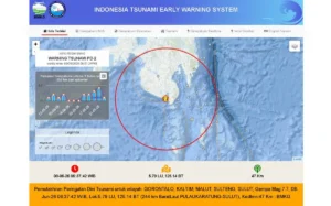 Gempa M7,7 Mindanao Terasa di Manado Pagi Ini