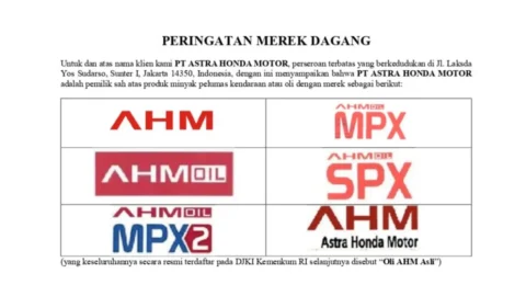Tegas! AHM Imbau Konsumen Sulut Waspadai Pelumas Mengatasnamakan Honda