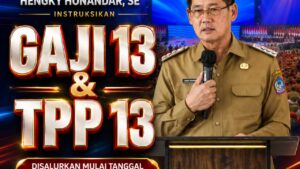 Wali Kota Hengky Honandar Perintahkan Pencairan Gaji ke-13 dan TPP ke-13 ASN Mulai 2 Juni 2026