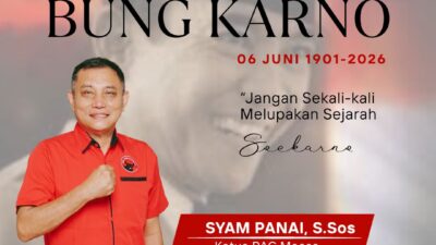 Peringati Hari Lahir Bung Karno, Syam Panai Gaungkan Pesan JAS MERAH di Kota Bitung