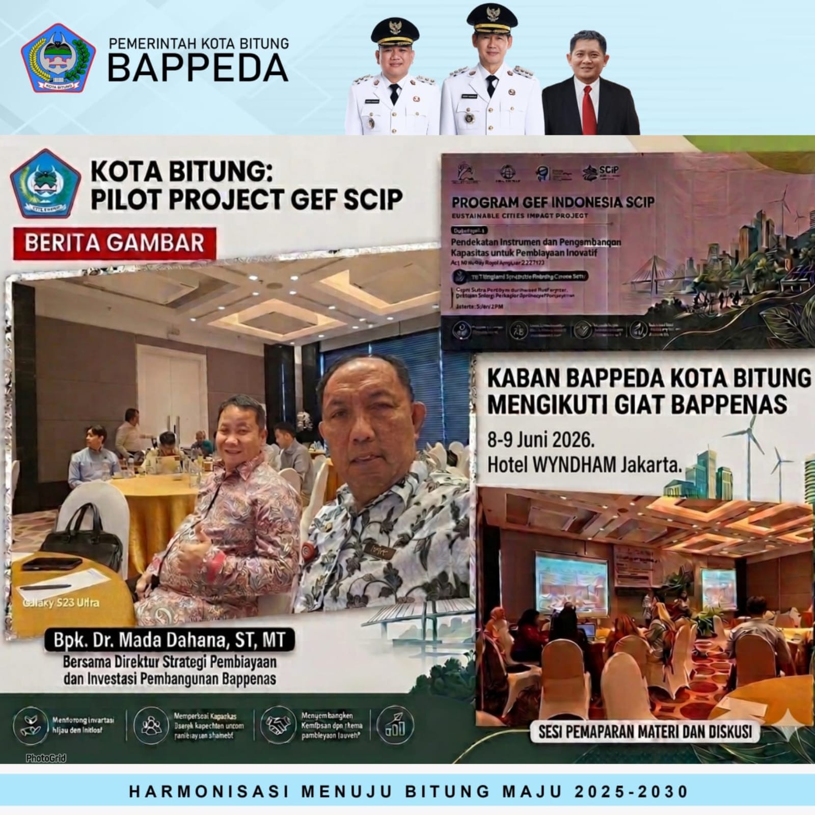 Tak Hanya Andalkan APBD, Bitung Jemput Pembiayaan Inovatif Nasional untuk Percepat Pembangunan Berkelanjutan