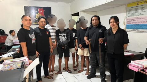 Brutal! Bocah 13 Tahun Dibacok dan Dianiaya Beramai-ramai, Empat Terduga Pelaku Dibekuk Resmob Polres Bitung