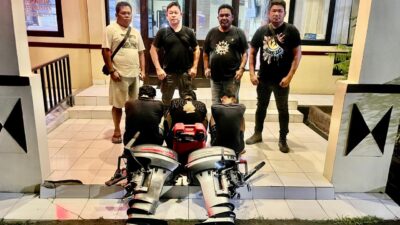 Berakhir di Tangan Polisi! Komplotan Pencuri Mesin Tempel yang Resahkan Nelayan Bitung Dibekuk Resmob Aertembaga