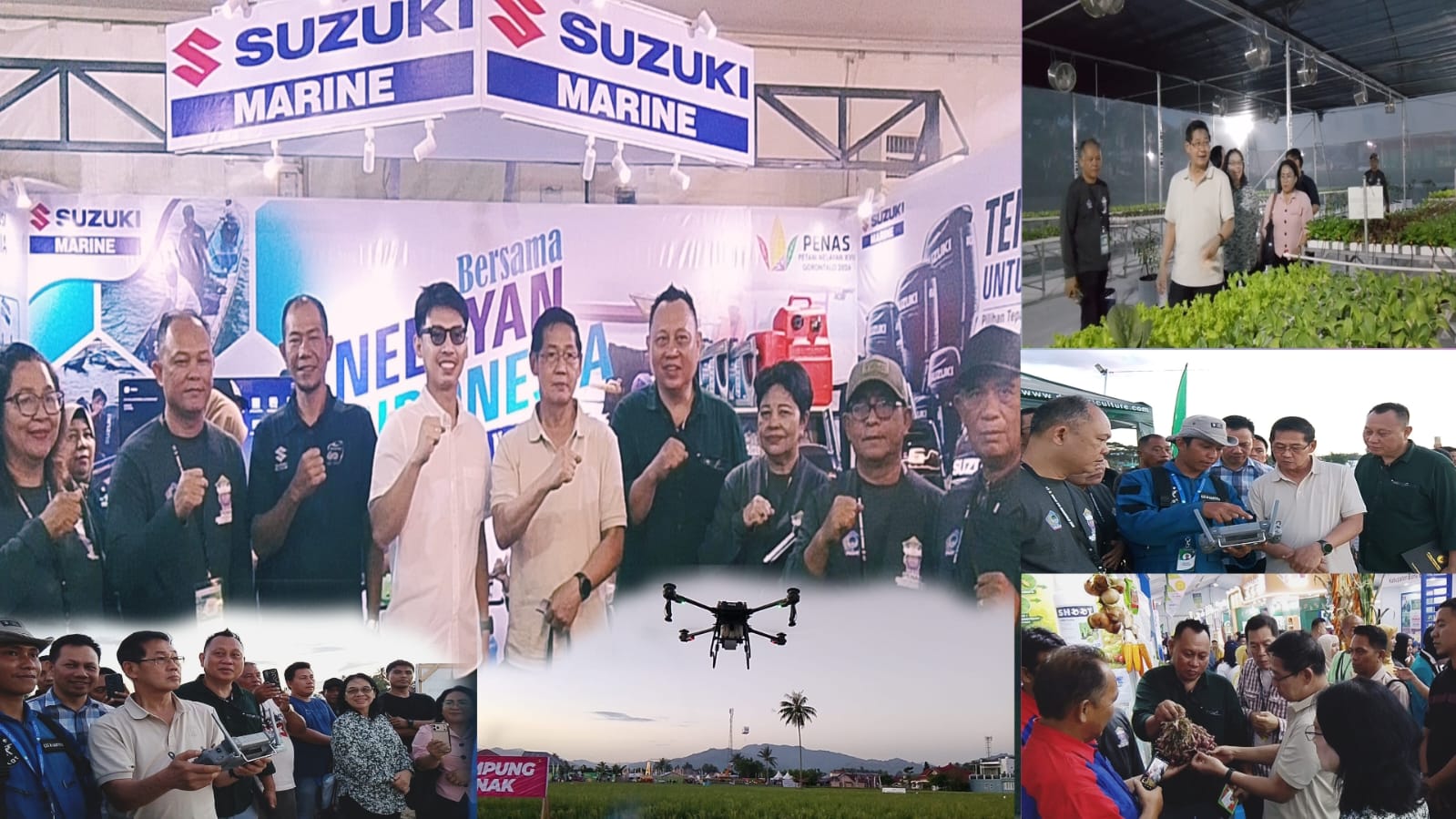 Drone Cerdas Jadi Magnet PENAS XVII, Wali Kota Hengky Honandar Dorong Modernisasi Pertanian Bitung