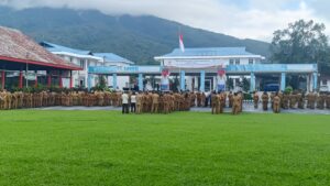 Pimpin Apel Kerja, Asisten II Jhon Michael Toar Sondakh Tegaskan Disiplin ASN, Kinerja dan Siaga Bencana