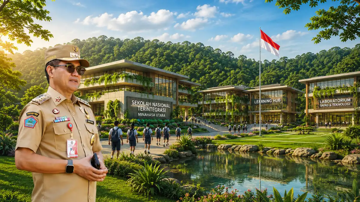 Lobi Senyap Joune Ganda, Minahasa Utara Segera Miliki Sekolah Nasional Terintegrasi