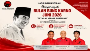 Peringati Bulan Bung Karno, PDIP Sangihe Perkuat Semangat Nasionalisme dan Gotong Royong