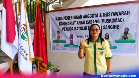 Pemuda Katolik Sangihe Gelar Mapenta dan Muskomac, Veronica Takaonselang: Bentuk Kader Pelopor Pelayanan