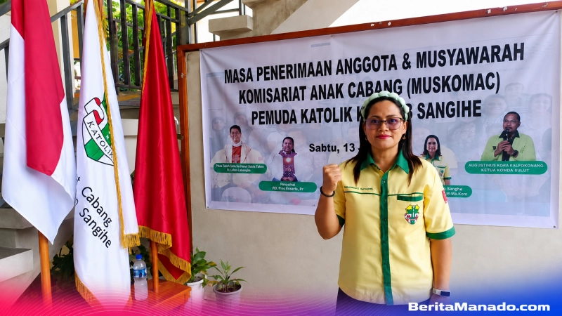 Pemuda Katolik Sangihe Gelar Mapenta dan Muskomac, Veronica Takaonselang: Bentuk Kader Pelopor Pelayanan