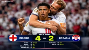 Inggris Tekuk Kroasia 4-2 di Piala Dunia 2026, Harry Kane dan Bellingham Menggila