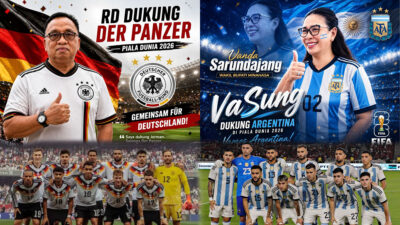 Piala Dunia 2026, Robby Dondokambey Dukung Jerman, Vanda Sarundajang Argentina