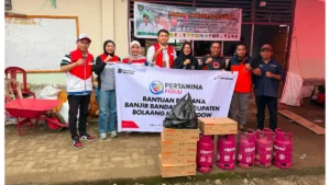 Pertamina Salurkan BBM dan Logistik untuk Korban Banjir Bolmong