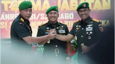 Mantan Wakil Inspektur Kopassus Yuri Elias Mamahi Resmi Jabat Danrem 131/Santiago