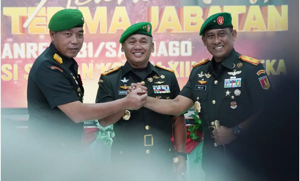 Mantan Wakil Inspektur Kopassus Yuri Elias Mamahi Resmi Jabat Danrem 131/Santiago