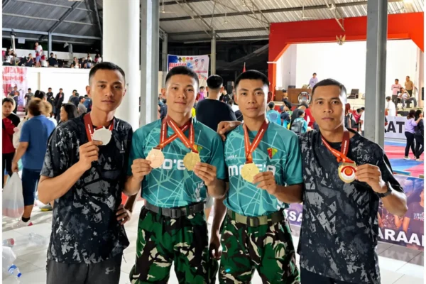 Prajurit Yonif TP 824/MO'E’A Borong Medali di Karate Open Tournament JJ Cup Sulut 2026 9 Prajurit Yonif TP 824/MO'E’A Borong Medali di Karate Open Tournament JJ Cup Sulut 2026