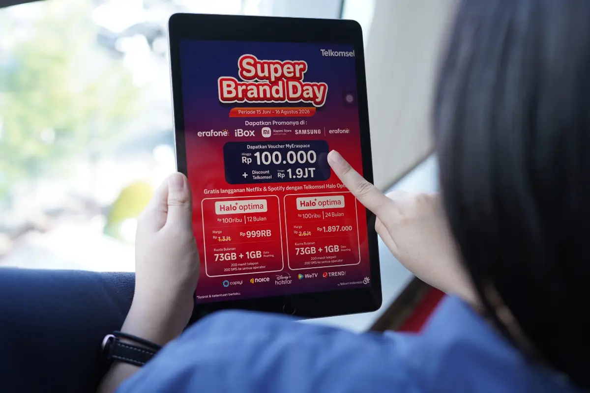 Telkomsel dan Erajaya Gelar Super Brand Day, Diskon hingga Rp1,9 Juta dan Gratis Netflix