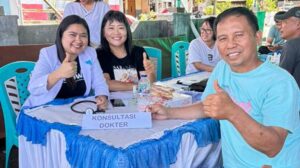 Warga Desa Tempok Antusias Ikuti Layanan Kesehatan V2S Peduli
