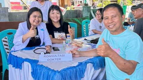 Warga Desa Tempok Antusias Ikuti Layanan Kesehatan V2S Peduli