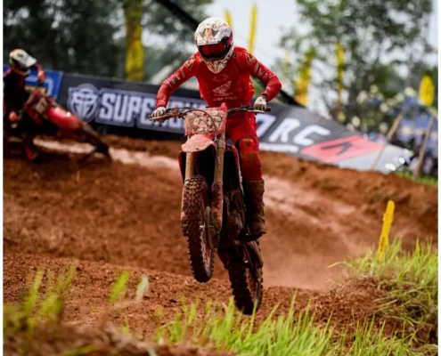 Valrossi Raih Podium Perdana Kejurnas MX2 2026 di Bekasi