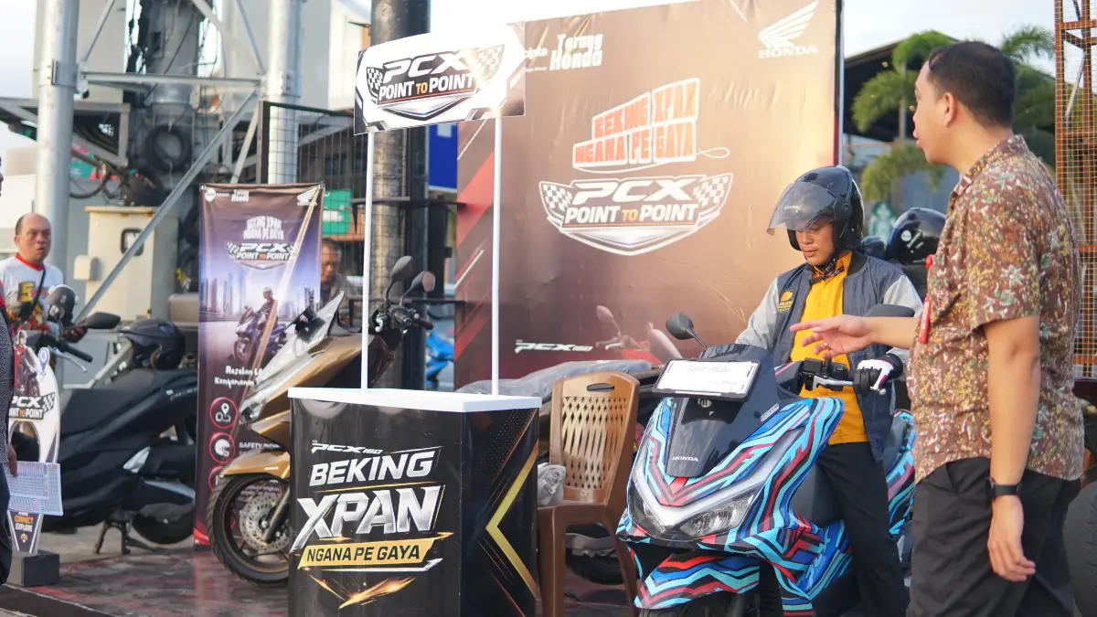 Test Ride Honda PCX Point to Point Hadir di Manado, Gratis dan Cashback hingga Rp2 Juta