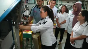 Vanda Sarundajang Tinjau Sentra Produksi Beras Kabupaten Sidrap